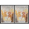 n°3049, variété "Couleur jaune/orange décalée", Fresques de Tavant, neufs **