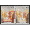 n°3049, variété "Couleur jaune/orange décalée", Fresques de Tavant, neufs **