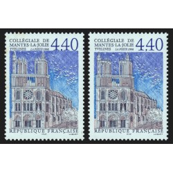 n°3180, variété "Couleur bleue décalée, neuf ** sans charnière - B/TB