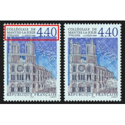 n°3180, variété "Couleur bleue décalée, neuf ** sans charnière - B/TB