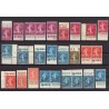 France 1920/1940, lot de 40 timbres avec bandes publicitaires, neufs ** - TB