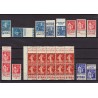 France 1920/1940, lot de 40 timbres avec bandes publicitaires, neufs ** - TB