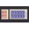 France 1920/1940, lot de 40 timbres avec bandes publicitaires, neufs ** - TB