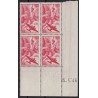 Poste Aérienne n°16/19, en blocs de quatre coins datés, neufs ** - TB
