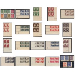 France 1928/1948, lot de 30 Coins Datés, neufs ** sans charnière COTE 385€ - TB