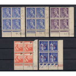 France 1928/1948, lot de 30 Coins Datés, neufs ** sans charnière COTE 385€ - TB