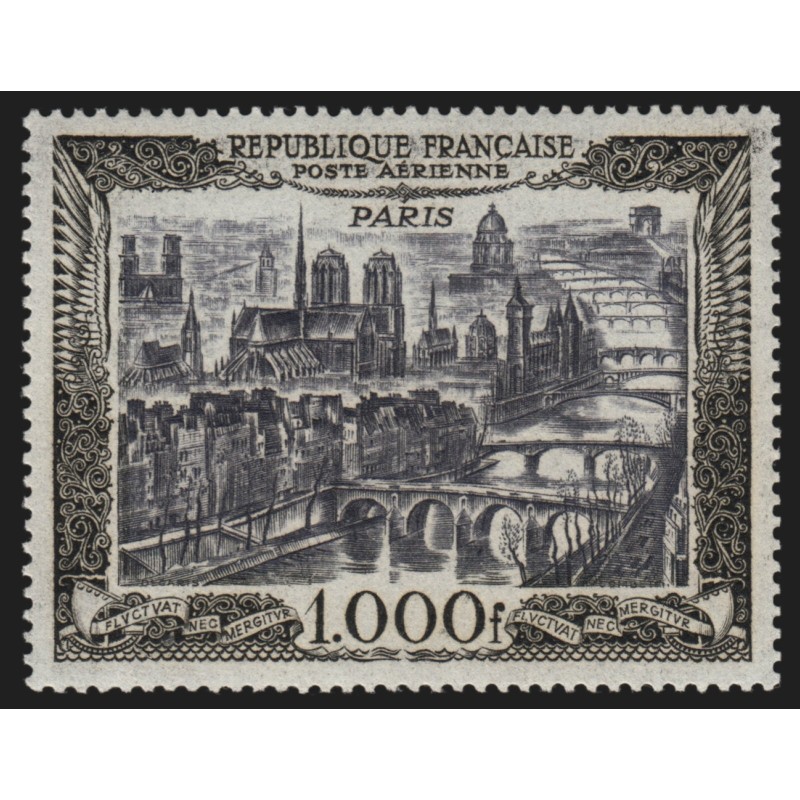 Poste Aérienne n°29b, variété "Fond gris", neuf ** sans charnière - TB
