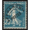Préoblitérés n°56b, Semeuse 25c bleu, variété "E avec crochet", neuf ** - TB
