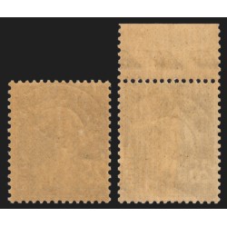 Préoblitérés n°56a, Semeuse 25c bleu, variété "Surcharge fine", neufs ** - TB