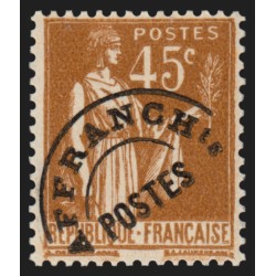 Préoblitérés n°71, Paix 45c bistre, neuf ** sans charnière - TB