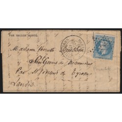 Ballon monté "Le Parmentier", Gazette des Absents pour Saint-Vincent de Tyrosse