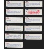 Carnet n°2376-C12, PHILEXFRANCE 89, série de 11 carnets avec dates différentes