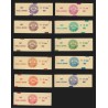 Carnet n°2220-C3A, CNIT PHILEXFRANCE 82, série de 11 carnets de couleurs