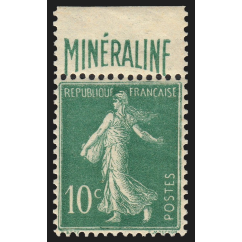 n°188A, Semeuse avec bandelette Minéraline 1924, neuf * trace de charnière - TB