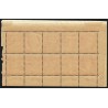 n°194, feuille de carnet bandes publicitaires "Gibbs" dont 5 non-dentelées **