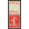 n°194, double bande publicitaire "Lesieur", neuf * légère trace de ch. - TB