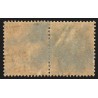 n°218b, variété "Boucle du 5 fermée", Semeuse 25c sur 35c violet, oblitéré - TB