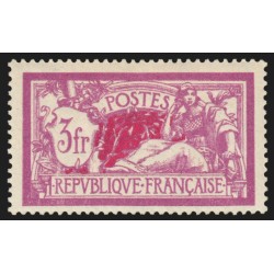 n°240, variété "Centre doublé", Merson 3fr lilas et carmin, neuf * - TB