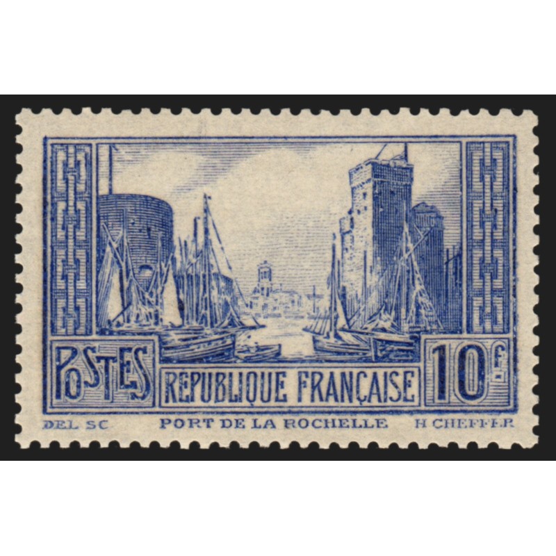 n°261c, Port de La Rochelle, Type II, neuf ** sans charnière - TB