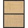 n°610c, variété "gris-noir" + normal, Château de Chenonceaux, neufs ** - TB