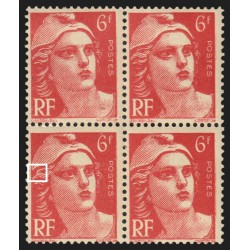n°721Aa, variété "mèches reliées" tenant à normal, neufs ** sans charnière - TB