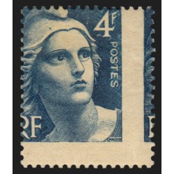 n°725e, variété "Piquage à cheval", Marianne de Gandon neuf * quasi ** - TB