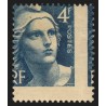 n°725e, variété "Piquage à cheval", Marianne de Gandon neuf * quasi ** - TB