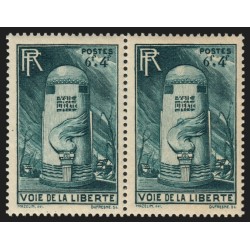 n°788a, variété "Anneau sur la flamme" tenant à normal, neufs ** - TB D'ASPECT
