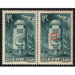 n°788a, variété "Anneau sur la flamme" tenant à normal, neufs ** - TB D'ASPECT
