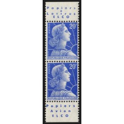 n°1011Bc, Type II, bandes publicitaires "Elco / Elco", neuf **/* - TB