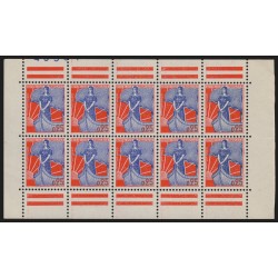 n°1234, feuille de carnet, Marianne à la Nef, neuf ** sans charnière - TB