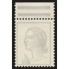 n°1263h, variété "couleur rouge omise", Marianne de Decaris, neuf * - TB