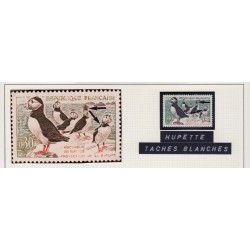 n°1274, lot de 6 variétés d'impression, Oiseau Macareux, neufs ** - SUPERBE