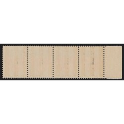 n°1510, variété "Fleurs de lys noires et or" avec 3 bandes de phosphore, **