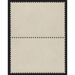 n°1597c, variété "Fleur rouge très dépouillée" tenant à normal, neuf ** SUPERBE