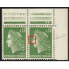 n°1611, variété "Chenille" tenant à normal, Marianne Cheffer, neuf ** - SUPERBE