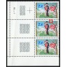 n°2354c, variété "Oiseau dans les arbres" tenant à normal, neuf ** - SUPERBE