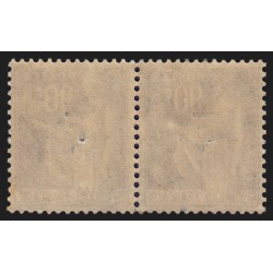 Franchise Militaire n°10a, variété "Point après le F" tenant à normal, neuf **