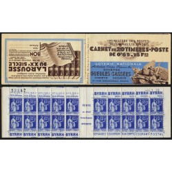 Carnet n°365-C 10, Poste Aérienne - Byrrh - C.C.Postal, neuf ** sans charnière