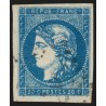 n°44B, Cérès de Bordeaux, 20c bleu, Type I Report 2, signé CALVES - TB