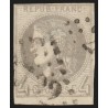 n°41B, Cérès Bordeaux, 4c gris, oblitéré losange Gros Chiffres - TB D'ASPECT