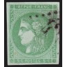 n°42Bi, Cérès Bordeaux, 5c vert-émeraude-clair, jolie nuance, oblitéré - TB