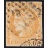 n°43Ba, Cérès Bordeaux, 10c bistre-orange, oblitéré ambulant IB, signé A.BRUN