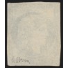 n°44A, Cérès Bordeaux, 20c bleu, Type I, Report 1, signé A.BRUN - TB