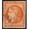 n°48, Cérès Bordeaux, 40c orange, oblitéré - TB D'ASPECT