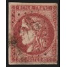 n°49, Cérès Bordeaux, 80c rose-carminé, oblitéré, pièce d'attente