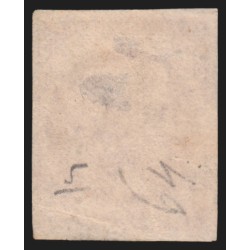 n°49, Cérès Bordeaux, 80c rose-carminé, oblitéré, pièce d'attente