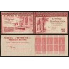 Carnet n°199-C 18, Montpeyroux, 10 timbres, feuillet non-perforé, neuf * déf.