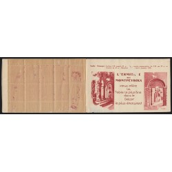 Carnet n°199-C 18, Montpeyroux, 10 timbres, feuillet non-perforé, neuf * déf.