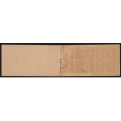 Carnet n°138-C 1, Semeuse camée 1907, 10c rouge, neuf (*) gomme altérée - déf.